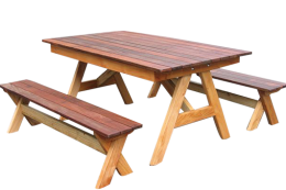 Free Standing Table and Bench Seats