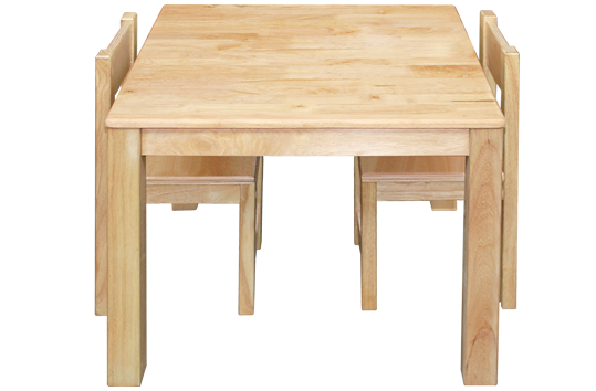 Timber Table and Chairs Set