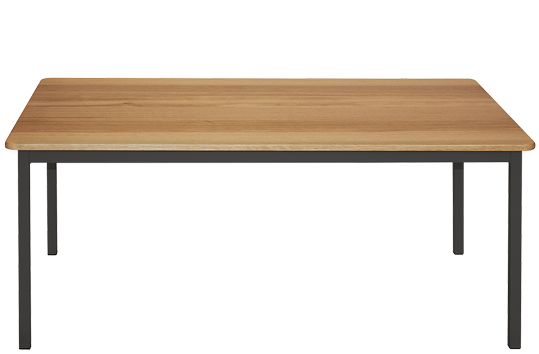 Hardwood Rectangular Table: 900×600mm