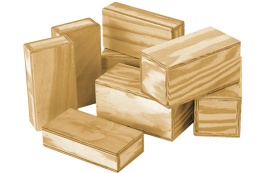 Hollow Wooden Blocks