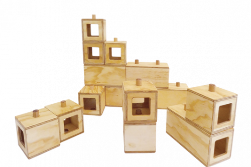 Toddler Wooden Blocks Set