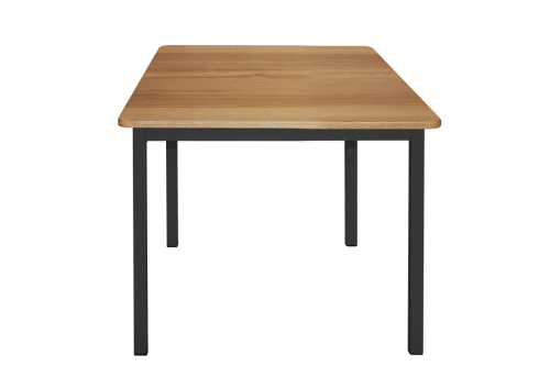 Hardwood Square Table: 900×900mm