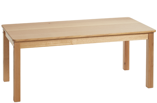 Hardwood Table: 1200×600mm, Rose Gum