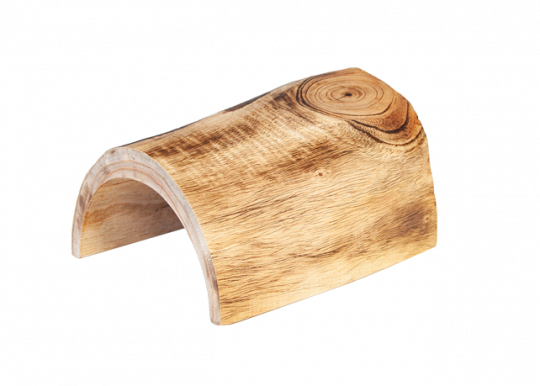 half log wooden toy