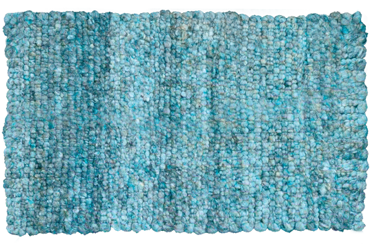 Aqua Wool Durrie Mat