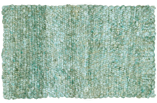 Green Wool Durrie Mat