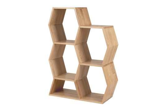 Tall Honeycomb Display Shelf