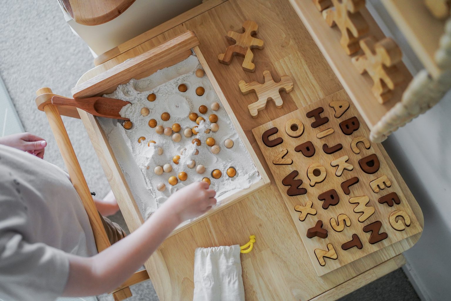 Natural Letter Puzzle | Preschool Equipment