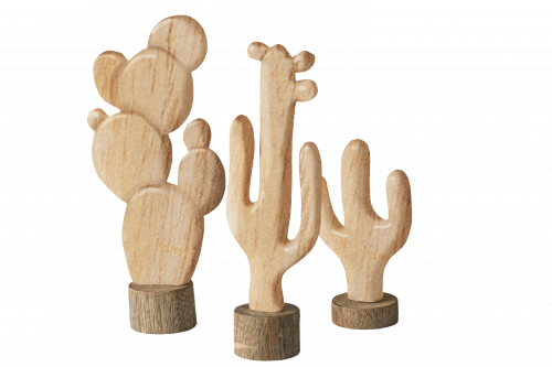 Cacti Trees set of 3