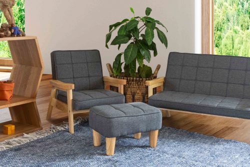 Grey Nordic Chair Sofa