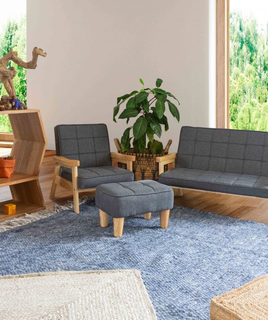 Grey Nordic Chair Sofa