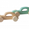 wooden car set