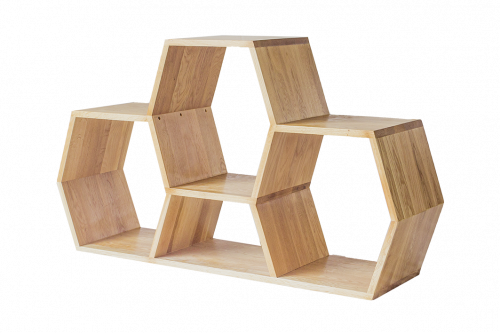 Low Honeycomb Display Shelf
