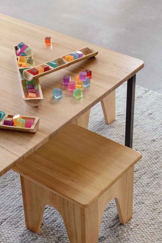 Hardwood Rectangular Table: 1200×750mm