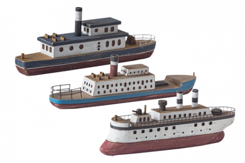 Trawler, Ferry, Cruise Ship Set of 3
