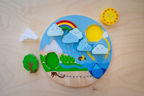 wooden puzzle for children