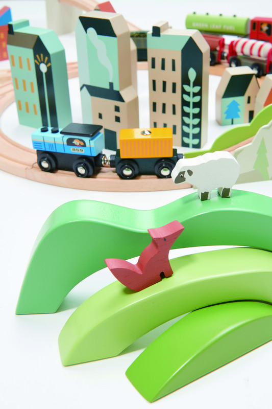 Green Hills View Wooden Toys