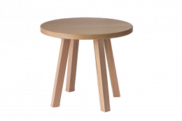 oak hardwood round table