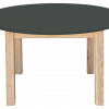 Round Black Combination Table
