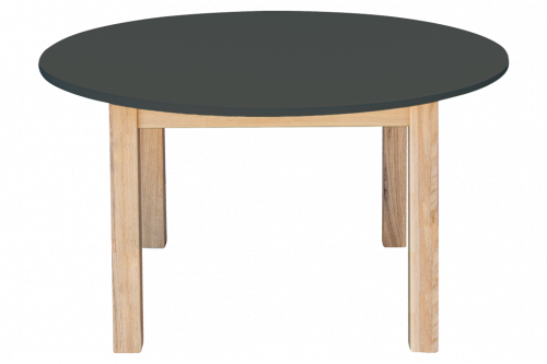 Round Black Combination Table
