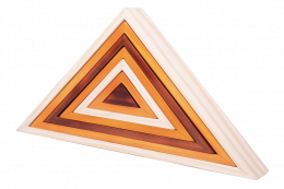Wooden Natural Stacking Triangle