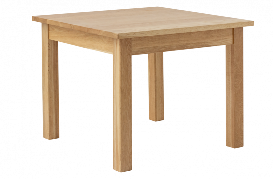 Oak Hardwood Square Table