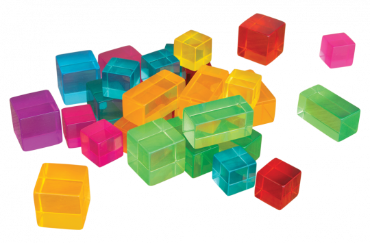 Phatt Lucite Cubes 10pc