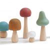 Earth Mushrooms Set of 7