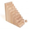 wooden step blocks earth
