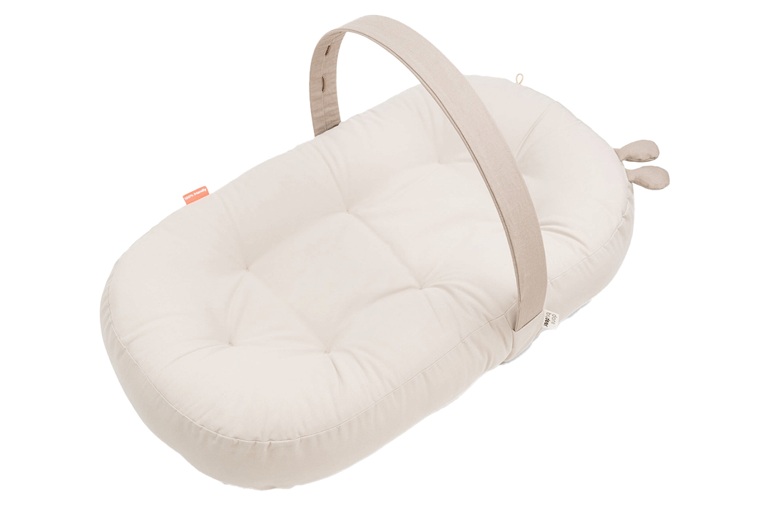 Cozy Lounger with Activity Arch, Raffi Sand | Infant | Preschool Equipment