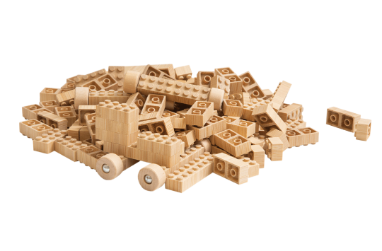 Eco-Brick Bamboo Blocks 250pcs