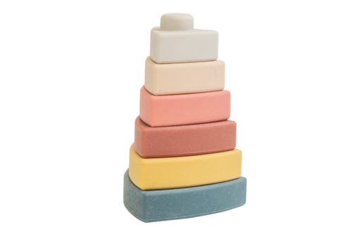 Triangle Silicone Stacking Toy