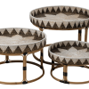 Rim Nesting Tables Set of 3