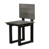 Charcoal U-Frame Outdoor Chairs (Set of 2)
