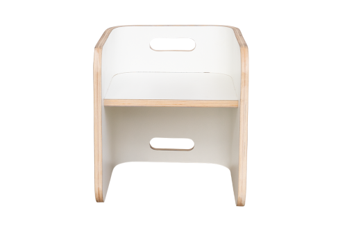 White Poppet Chair