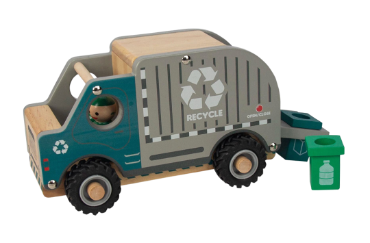 Wooden Recycling Truck