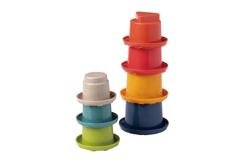 Rainbow stacking toy set