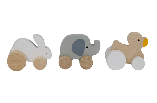 HT3479 Wooden Rabbit, Elephant And Duck-Web