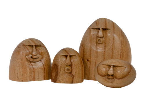 Rock Faces 4pcs