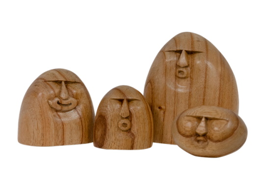 Rock Faces 4pcs