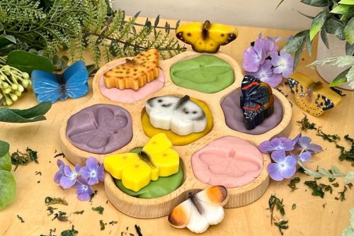 Butterfly Sensory Play Stones 8pc 2