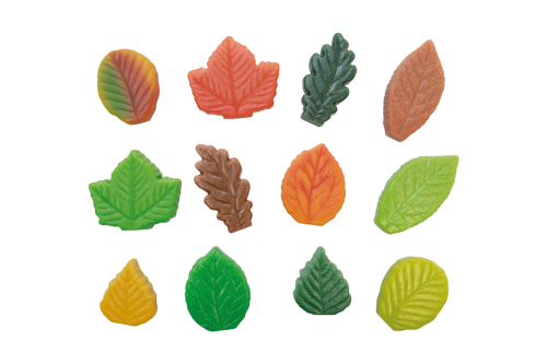 YD1218_LEAVES - SENSORY PLAY STONES 12PC_WEB