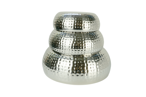Hammered Silver Bowls