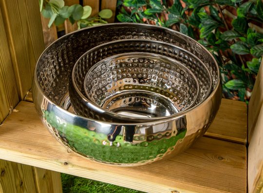 Hammered Silver Bowls