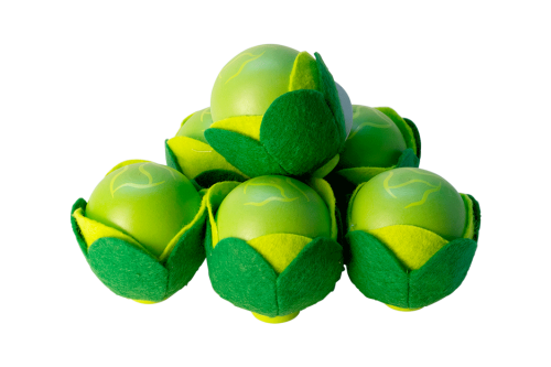 Wooden Cabbage 6pc