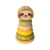 Wooden Sloth Stacking Toy