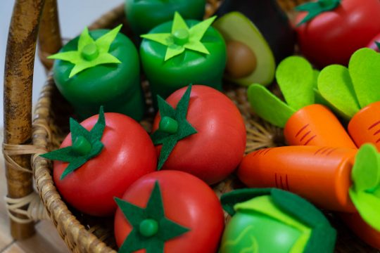 Wooden Carrot 6pc