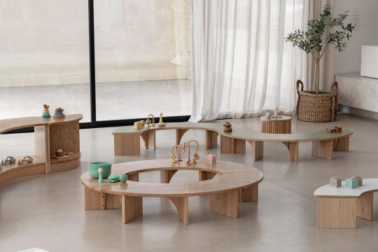 Half Circle Baby Table