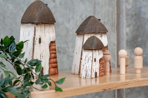 Village Houses Set of 3