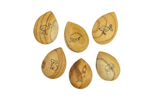 Australian Animal Pebbles 6pc
